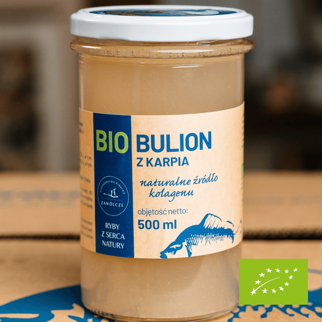 Bulion kolagenowy z karpia EKO 500 ml