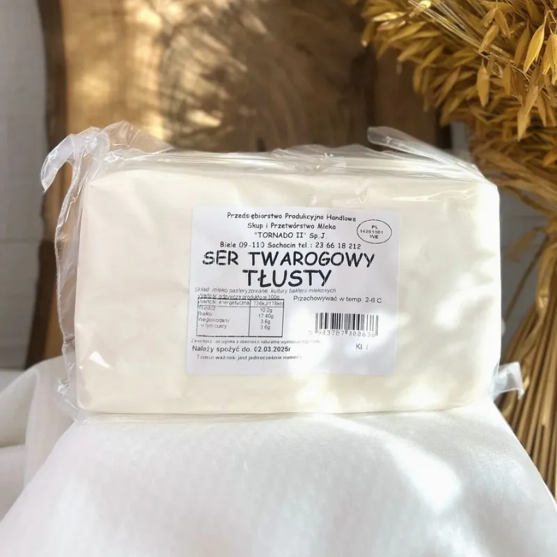 Twaróg tłusty ok. 0,80 kg