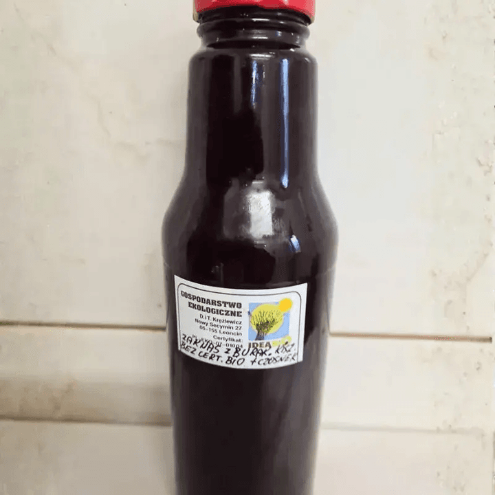 Zakwas z czerwonych buraków ćwikłowych z czosnkiem 0,75 l