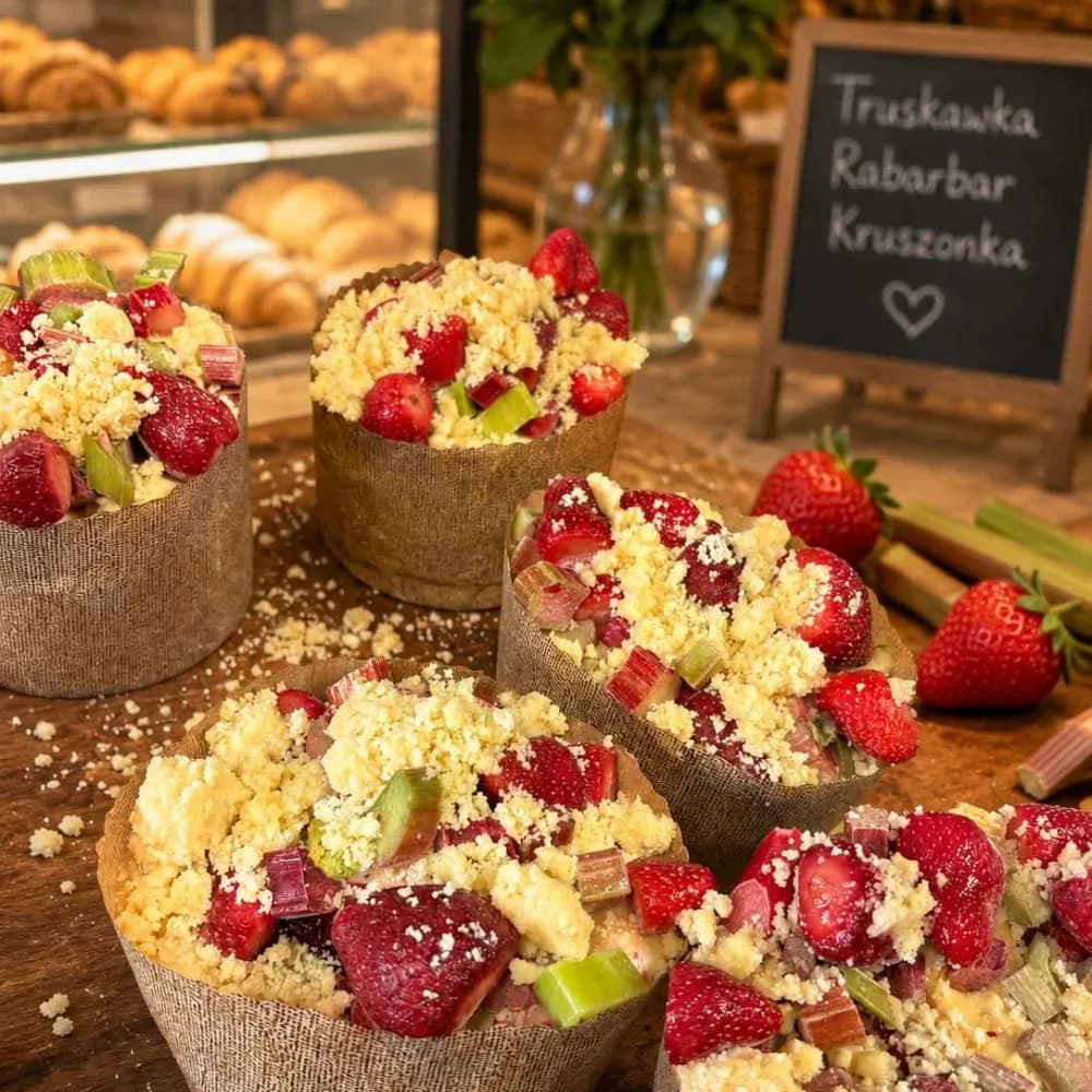Ciasto drożdżowe z serem i owocami 600 g - dostawa w środę tylko Warszawa i okolice